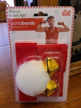 DCI Santa bands funny Christmas joke gift prank white elelphant gift R1